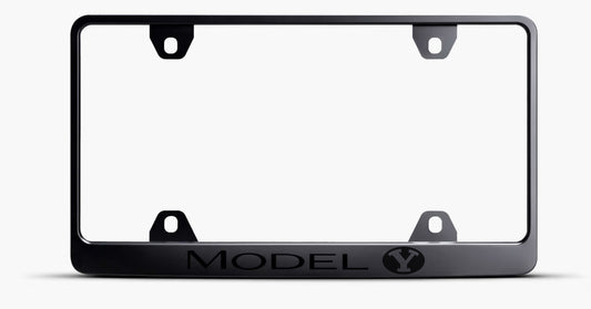 Model "Y" BYU License Plate Frame